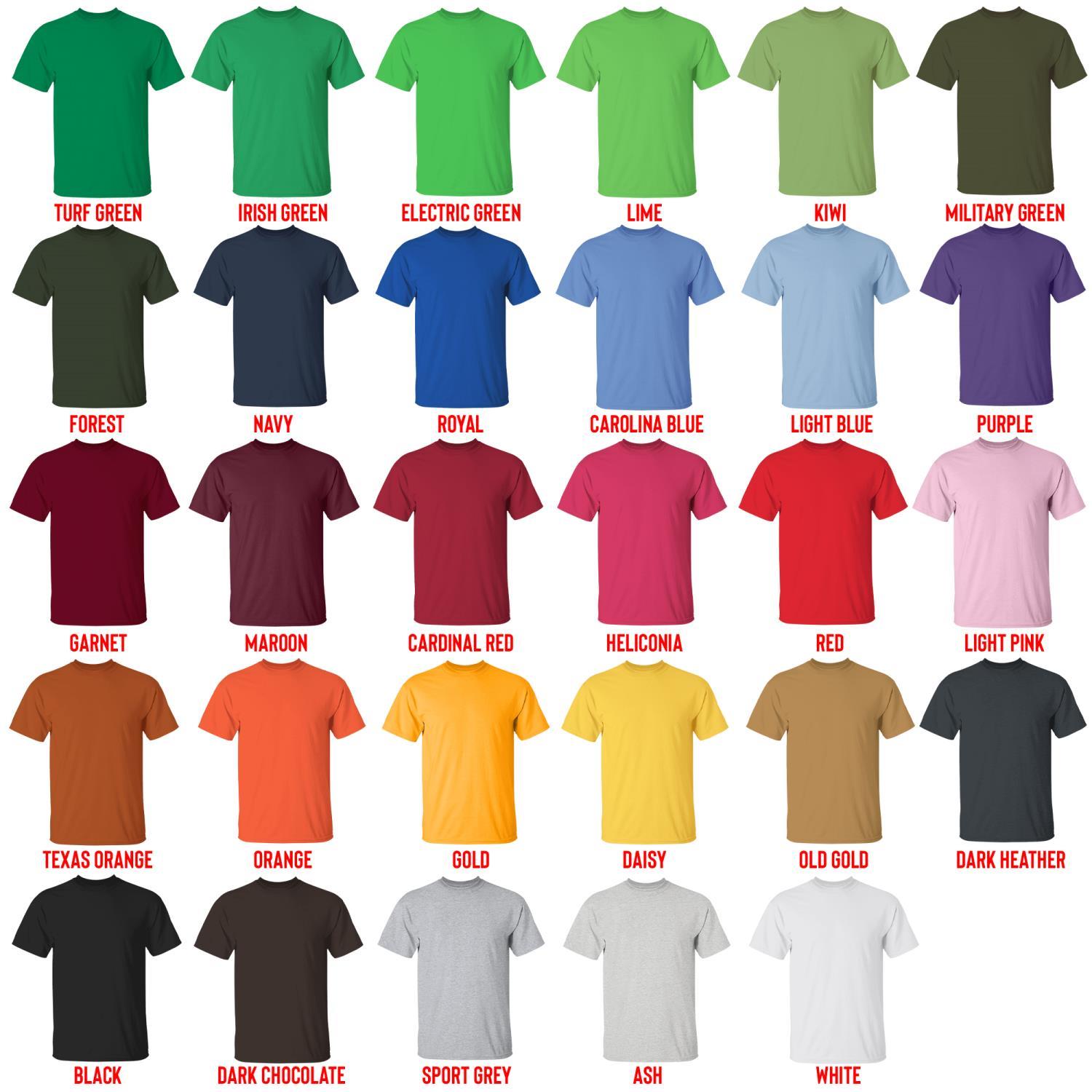 t shirt color chart - Bendy And The Ink Machine Store