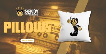 Bendy And The Ink Machine Throw Pillows