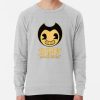 ssrcolightweight sweatshirtmensheather greyfrontsquare productx1000 bgf8f8f8 4 - Bendy And The Ink Machine Store